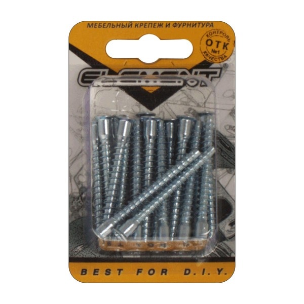 Стяжка шурупная оцинк. 7,0х70 PZ (10 шт)"Element" Стяжка шурупная оцинк. 7,0х70 PZ (10 шт)"Element"